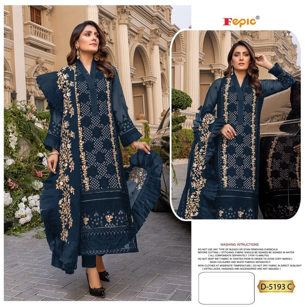 Stylolook Brand Girls Designer GOWN WITH Dupatta - Multicolour, Free ,Semi stiched