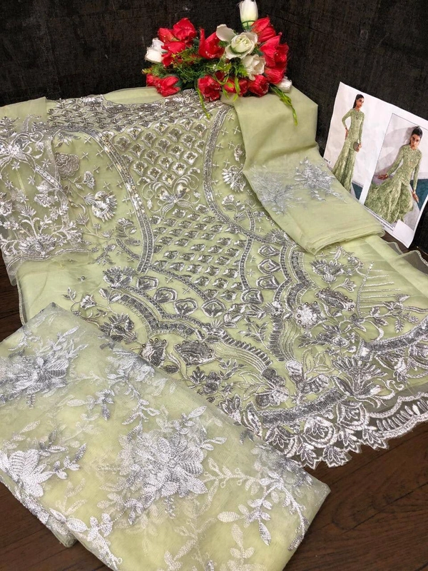 Stylolook Brand Latest Pakistani Designer Suit - Multicolour, As in Discription