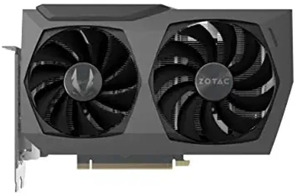 Zotac ZOTAC GAMING GeForce RTX 3070 Twin Edge OC 8GB GDDR6 256-bit 14 Gbps PCIE 4.0 Gaming Graphics Card, IceStorm 2.0 Advanced Cooling, White LED Logo Lighting, ZT-A30700H-10P - black