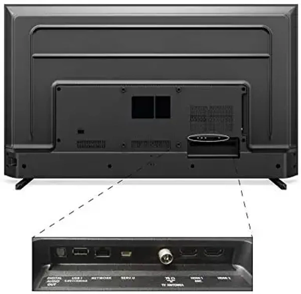 Philips 146 cm (58 inches) 6600 Series 4K Ultra HD LED Smart TV 58PUT6604/94 (Black) (2020 Model)