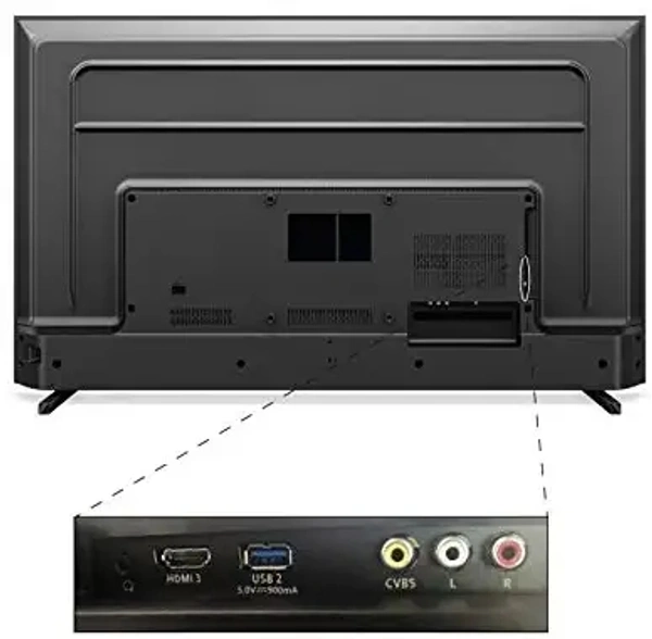 Philips 146 cm (58 inches) 6600 Series 4K Ultra HD LED Smart TV 58PUT6604/94 (Black) (2020 Model)