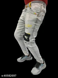 Fashionable Unique Men Jeans - 32