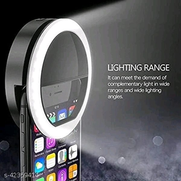 Soft white light selfie ring light with 3 modes and 36 LED  - Soft White, free