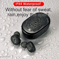TWS A6s Bluetooth Earbuds - Black, Free