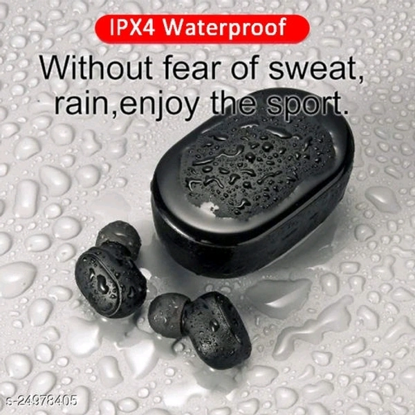 TWS A6s Bluetooth Earbuds - Black, Free