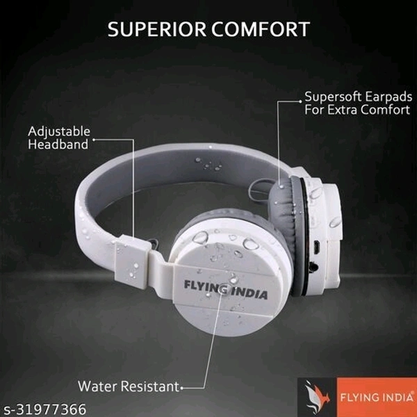 SH-12 Bluetooth Headphone - white
