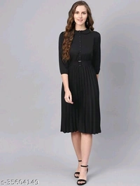 Retro Dress - Rouge pink, Rust, Baby blue,  Peacock, Ebony Black., M  L  XL  XXL