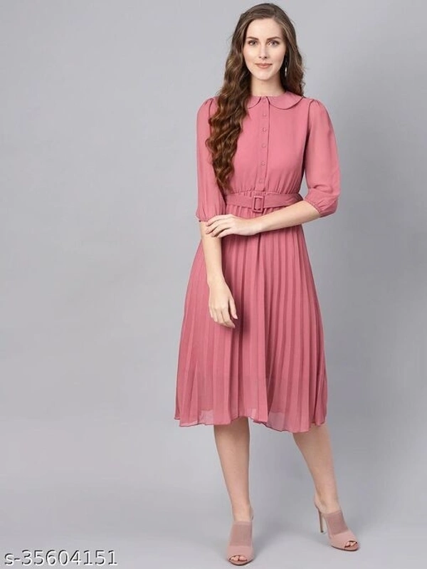 Retro Dress - Rouge pink, Rust, Baby blue,  Peacock, Ebony Black., M  L  XL  XXL