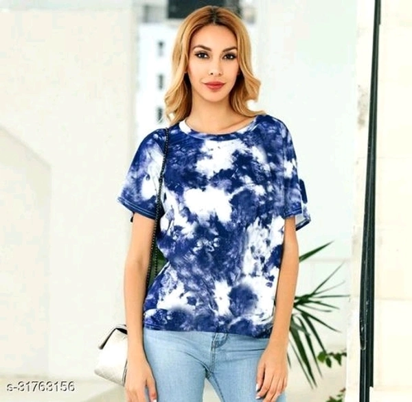 Tie Dye T Shirt  - Purple, Sky blue, Navy blue, Grey, Red, S  M  L  XL