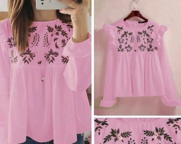Feminine Top - White, Pista, Pink,yellow, S  M  L  XL  XXL