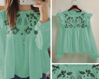 Feminine Top - White, Pista, Pink,yellow, S  M  L  XL  XXL