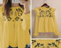 Feminine Top - White, Pista, Pink,yellow, S  M  L  XL  XXL