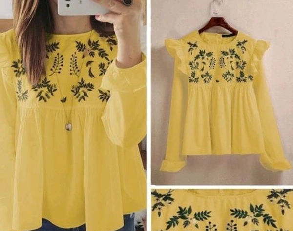 Feminine Top - White, Pista, Pink,yellow, S  M  L  XL  XXL