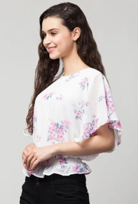 Fashionista Top - Sky blue, Baby Pink, Light yellow, light orange, S  M  L