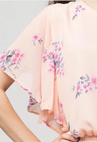 Fashionista Top - Sky blue, Baby Pink, Light yellow, light orange, S  M  L