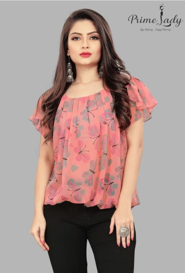 Retro Top - Pink, XS  S  M  L  XL  XXL