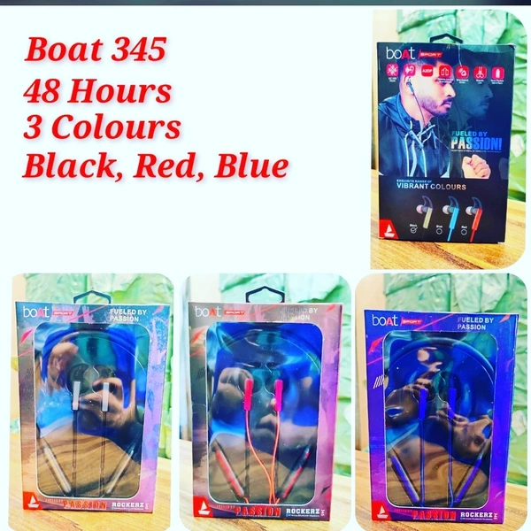 Boat Rockerz 345 - Red