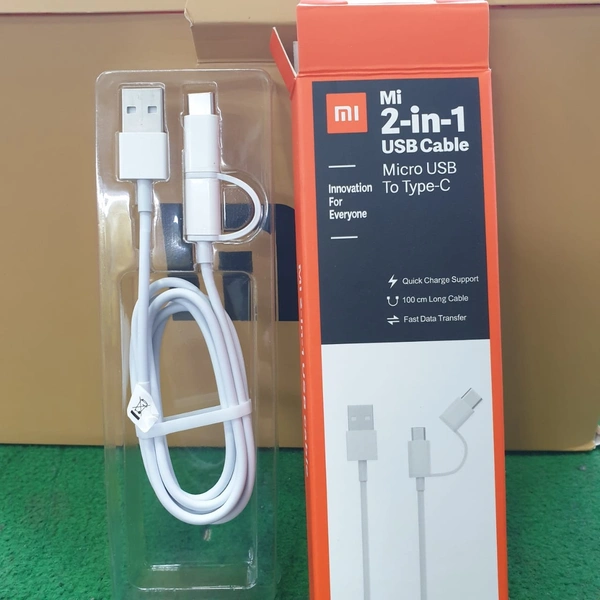 MI Original 2 in 1 USB CABLE
