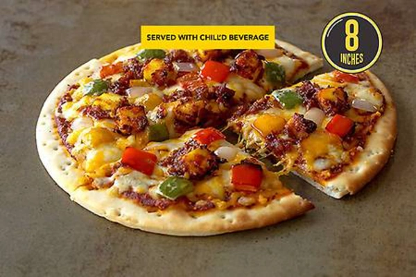 Chicken overload pizza