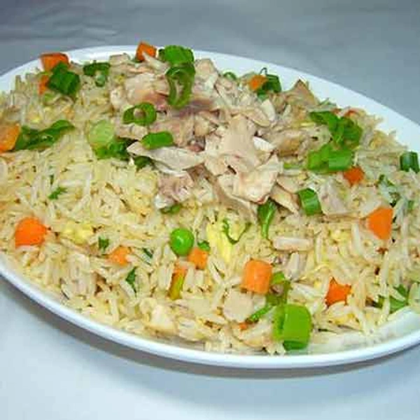 Schezwan chicken fried rice
