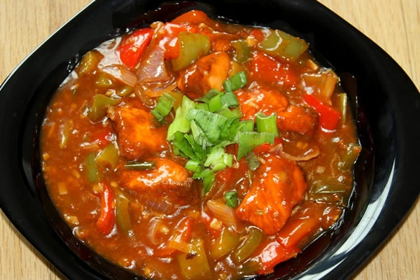 Chicken hot garlic dry