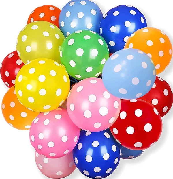Polka Dots Balloons Multicolor