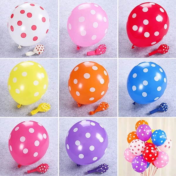 Polka Dots Balloons Multicolor