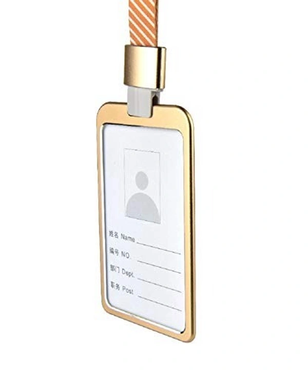 Metallic Id cover Card holder (Golden)