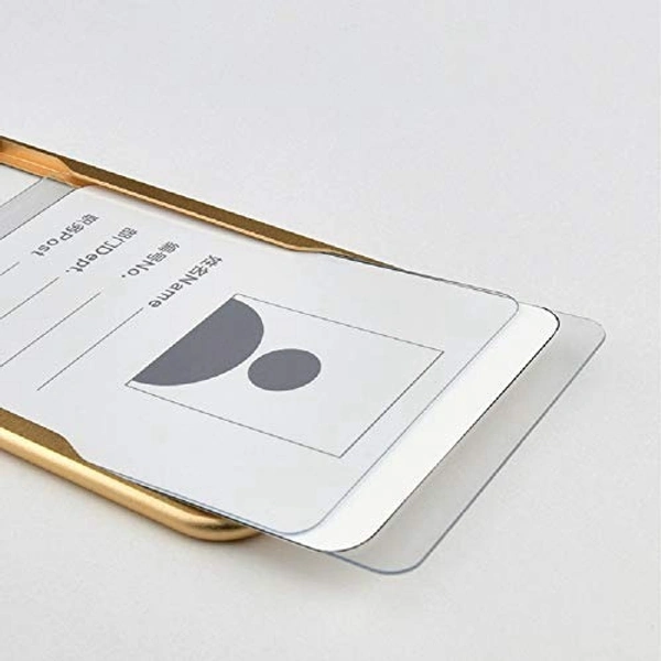 Metallic Id cover Card holder (Golden)