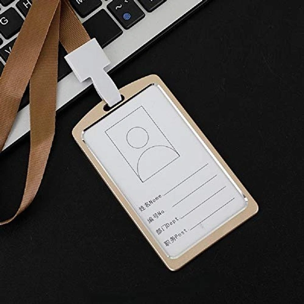 Metallic Id cover Card holder (Golden)