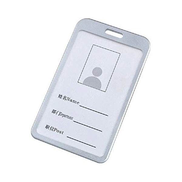 Metallic Id cover card holder (silver)