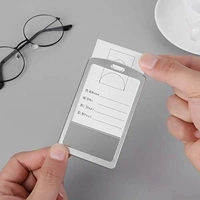 Metallic Id cover card holder (silver)