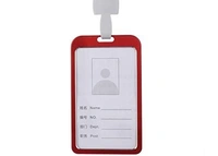Metallic Id cover card holder (Red)