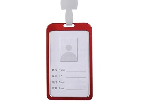 Metallic Id cover card holder (Red)