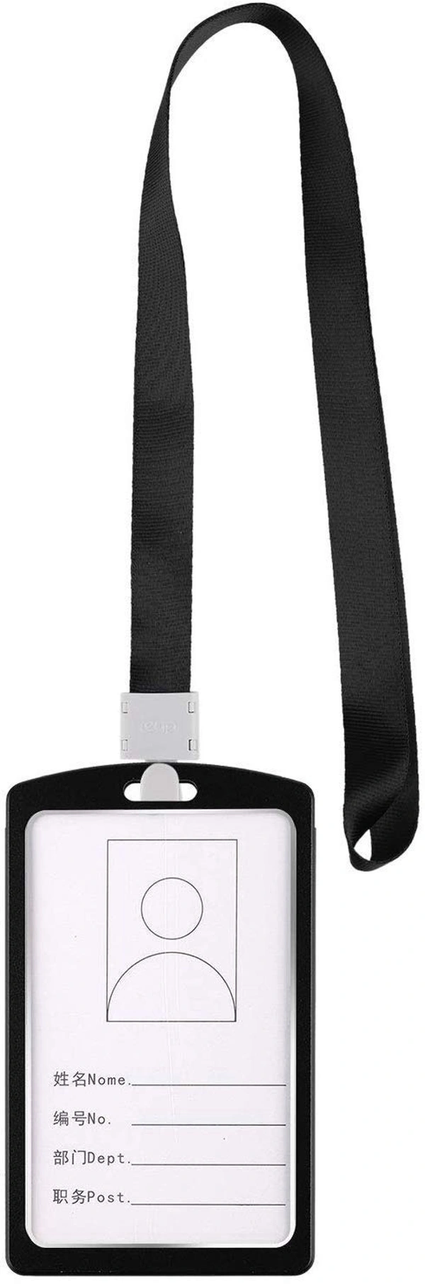 Metallic Id cover card holder (Black)