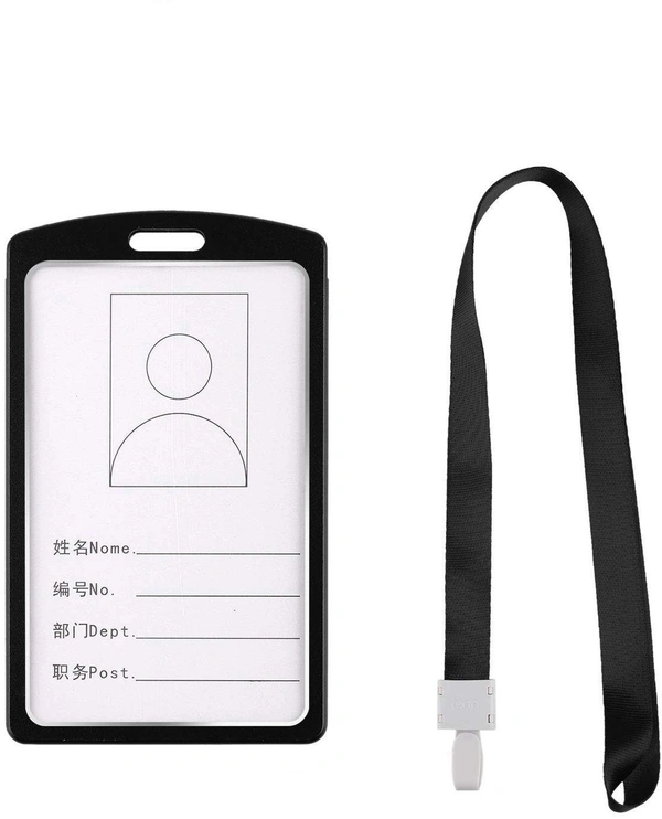 Metallic Id cover card holder (Black)