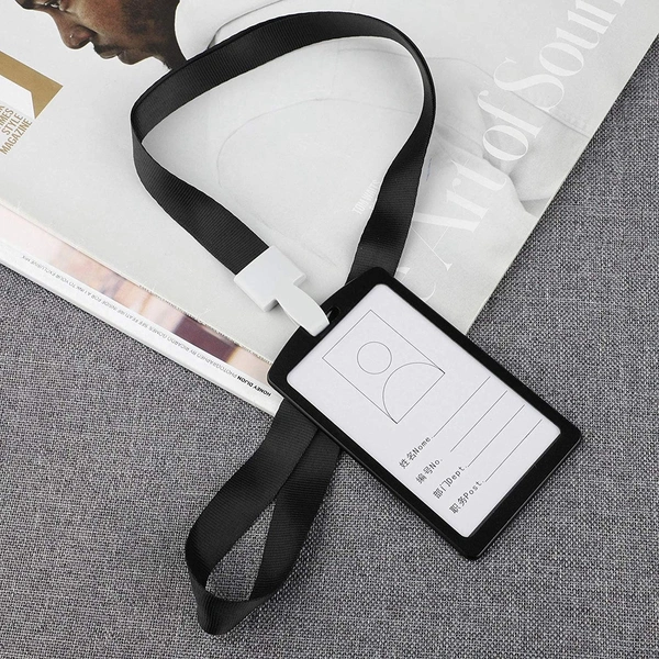 Metallic Id cover card holder (Black)