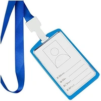 Metallic Id cover card holder (Blue)