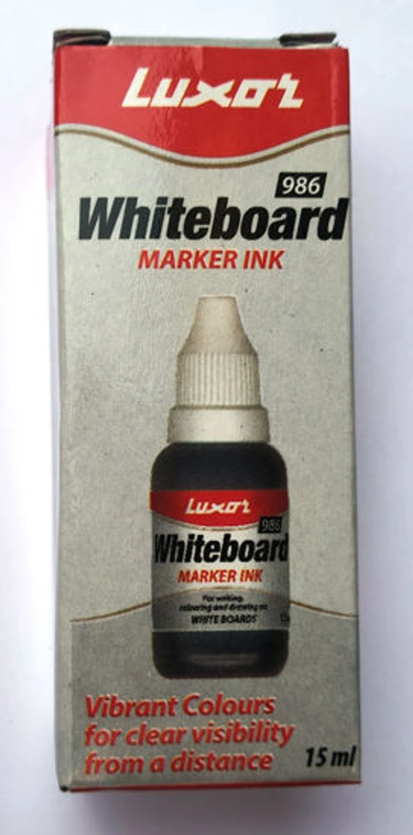 Luxor White Board Marker Ink Black  - Black