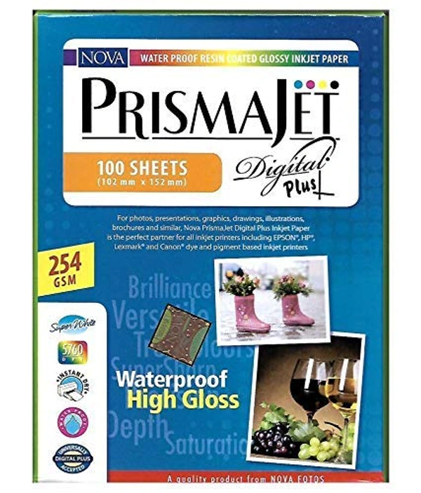 Prismajet  Photo Paper 254 Gsm Glossy - A4