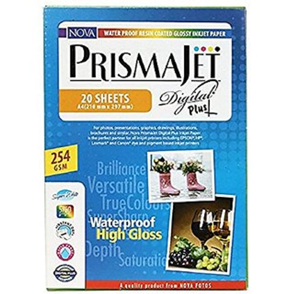 Prismajet  Photo Paper Glossy - 4/6, Glossy, 254