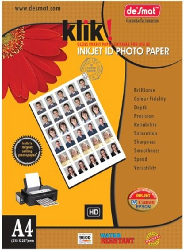 Desmat  Klik Photo Paper  - A4, glossy