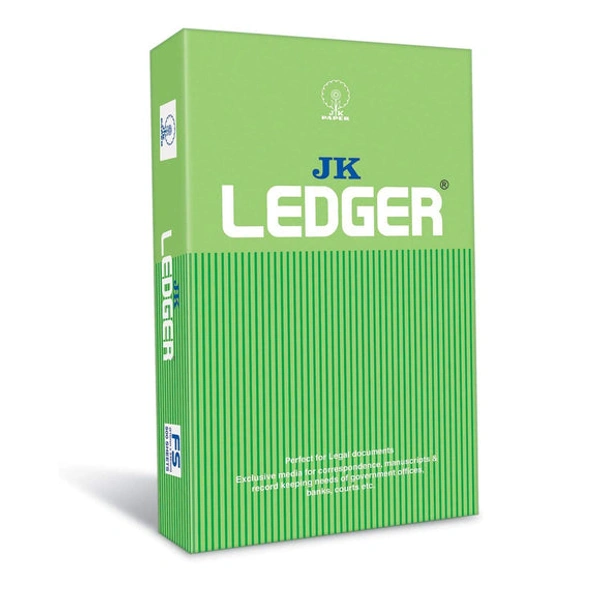 Jk Ledger Green Paper 80 gsm pack of 500 sheets - A4 Paper, Green, 80