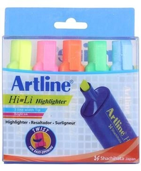 Artline Highlighter Mix Colour 