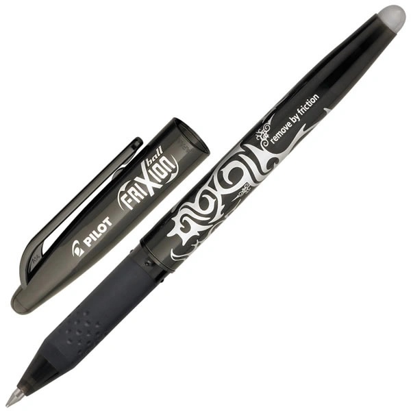 Pilot Frixion Roller Ball Pen Pack Of 10 - Black