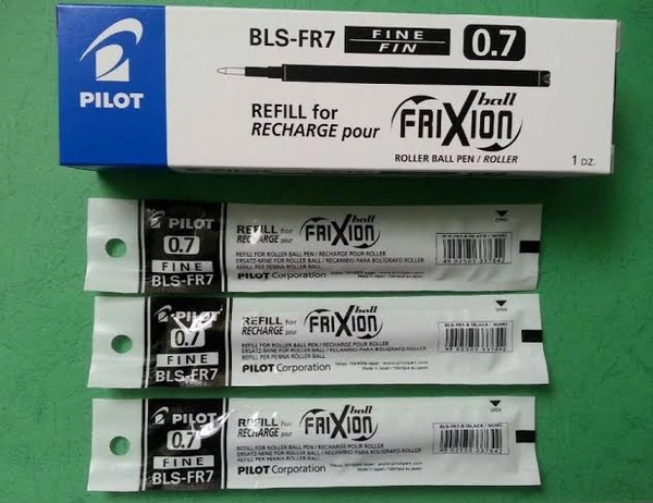 Pilot Frixion Roller Ball Pen Reffil  - Black