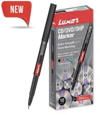 Luxor  Permanent CD Marker  - Black