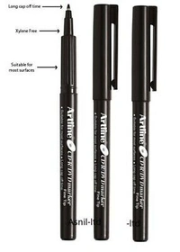 Artline  Permanent CD Marker - Black, pack of 10 pcs