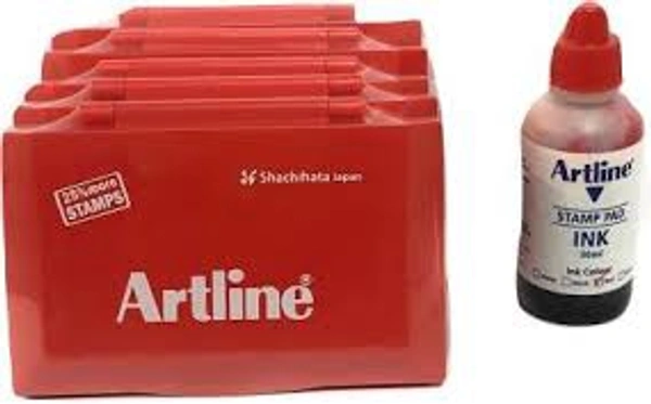 Artline  Stamp Pad - Red