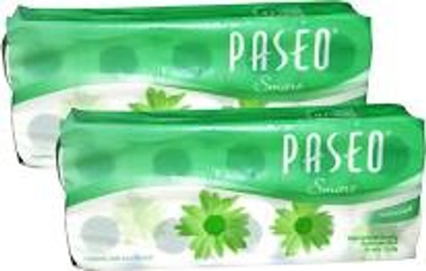 Paseo Smart Toilet Roll - 2ply, Pack of 10 tissue roll